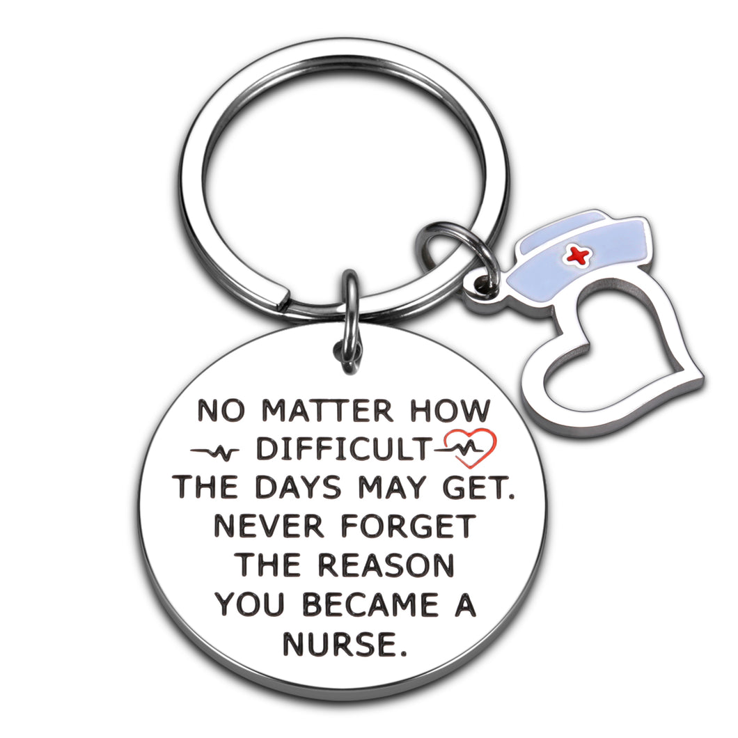 Nurse Gifts for Women Men Nurses Week Gifts Keychain for Medical Students Nurse Practitioner Inspiration Graduation Gifts for Friends Coworkers RN LPN Nursing Graduation Student