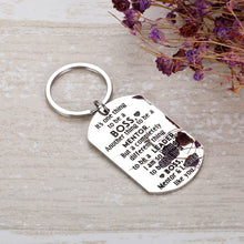 Load image into Gallery viewer, Boss Mentor Appreciation Presents for Retirement Supervisor Mentor Leader Coworker Colleague Friends Birthday Christmas Leaving Away Keychain Gift Goodbye Keyring Presents for Women Men Boss Day
