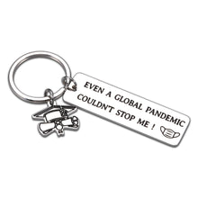 Load image into Gallery viewer, Funny Graduation Keychain Gifts for Her Him Class of 2021 Senior High School College Graduation Keyring for Boys Girls Daughter Son Teens Graduates
