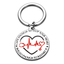 Load image into Gallery viewer, National Nurses Day Gift Keychain for Her Him Nurse Graduation Gifts Keychain for Men Women 2021 Birthday Christmas Gift for Coworkers RN LPN Nurse Practitioner Medical Students Paramedic Keyring
