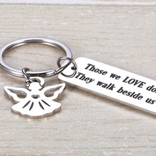 Load image into Gallery viewer, Memorial Keychains for Loss of Loved One Sympathy Gift for Loss of Father Mother Brother Sister Daughter Son Remembrance Grandma Grandpa for Grieving Friends Family
