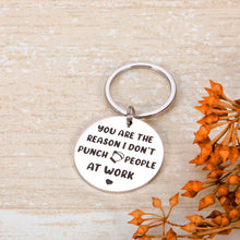 Load image into Gallery viewer, Funny Colleague Keychain Gifts for Coworker Work Besties Friends Women Men Retirement Appreciation Promotion Going Away Gifts for Partners Workmates Fellows Farewell Goodbye Birthday Christmas Keyring
