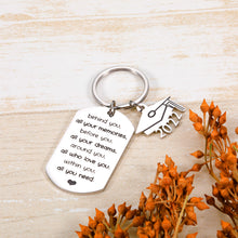 Load image into Gallery viewer, 2022 Graduation Gifts Keychain for Her Him Son Daughter from Mom Dad Anniversary Graduate Students Gifts from Teacher Principal Bulk to Grads Teen Kid Prom Motivational Gifts Aunt Uncle Niece Nephew
