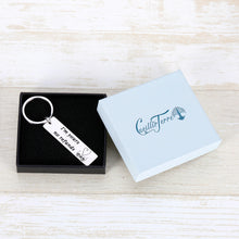 Load image into Gallery viewer, Funny Anniversary Wedding Gifts Keychain for Boyfriend husband Her Men from Girlfriend Wife Her Women Romantic Couple Valentines’ Gift Keyring for for Groom Bride I Am Yours No Refunds
