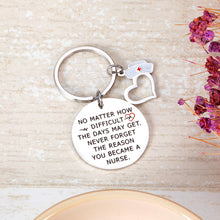 Load image into Gallery viewer, Nurse Gifts for Women Men Nurses Week Gifts Keychain for Medical Students Nurse Practitioner Inspiration Graduation Gifts for Friends Coworkers RN LPN Nursing Graduation Student
