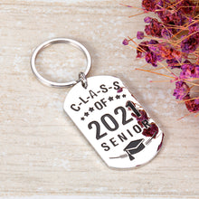 Load image into Gallery viewer, Class of 2021 Senior Inspirational Graduation Gifts Keychain for Him Her Best Friends Senior High School Graduation Gift for Boys Girls Nurse Students Daughter Son Graduation Key Ring Gifts
