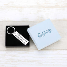 Load image into Gallery viewer, Drive Safe Keychain for boyfriend BF Husband Hubby Father Dad Truck Driver Stocking Stuffer Valentines’ Fathers’ Day 16 Teenager New Driver Going Away Gift for Son Daughter Teens

