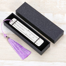 Load image into Gallery viewer, Inspirational Bookmark with Tassel for Women Men Graduation Birthday Christmas Gifts Bookmark for Book Lovers Readers Kids Girls Boys
