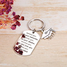 Load image into Gallery viewer, 2022 Graduation Gifts Keychain for Her Him Son Daughter from Mom Dad Anniversary Graduate Students Gifts from Teacher Principal Bulk to Grads Teen Kid Prom Motivational Gifts Aunt Uncle Niece Nephew
