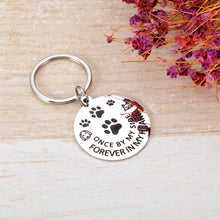 Load image into Gallery viewer, Pet Memorial Gifts Keychain for Dog Cat Passed Away Loss of Pet Sympathy Gifts for Men Women Girls Boys Kids Pet Lovers Cat Dog Remembrance Gifts Forever in My Heart Pet Commemorate Keyring Tribute
