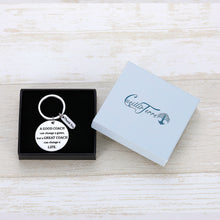 Load image into Gallery viewer, Coach Thank You Gifs Keychain for Football Volleyball Soccer Basketball Baseball Swimming Dance Coach Men and Women Coaches Appreciation Celebration Going away Retirement Gif
