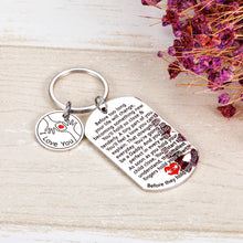Load image into Gallery viewer, Dad to Be Fathers Day GIF Keychain for Men New Daddy Gifts Baby Shower Gifts Pregnancy Announcement Gifts for Him Daddy First Time Dad Gifts Key Ring
