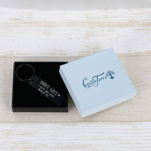 Load image into Gallery viewer, Husband Keychain Birthday Gift For Huaband Wife Boyfriend Girlfriend Fiance Couple Keychains Jewelry Couple Birthday Christmas Wedding Anniversary Valentines Gifts I Love You Keyring Black
