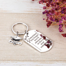 Load image into Gallery viewer, Inspirational Gifts Keychain for 2021 Seniors Students University College High School Graduates Graduation Gifts Keychain for Him Her Best Friends Son Daughter Encouragement Keyring
