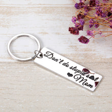 Load image into Gallery viewer, Funny Keychains Gift for Kids Teens Gag Keychain for Men Women Son Daughter Boy Girl Funny Sarcasm Gifts Don&#39;t Do Stupid Keychain from Mom Christmas Birthday Graduation New Driver Humor Gag Gift

