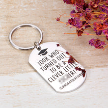 Load image into Gallery viewer, 2022 Graduation Gifts for Her Him University College Middle High School Students Funny Grads Gift Keychain for Son Daughter Teens from Mom Dad Teachers Birthday Prom Christmas Graduate Key Chain Gifts

