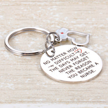 Load image into Gallery viewer, Nurse Gifts for Women Men Nurses Week Gifts Keychain for Medical Students Nurse Practitioner Inspiration Graduation Gifts for Friends Coworkers RN LPN Nursing Graduation Student
