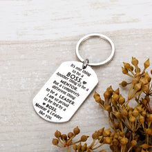 Load image into Gallery viewer, Boss Mentor Appreciation Presents for Retirement Supervisor Mentor Leader Coworker Colleague Friends Birthday Christmas Leaving Away Keychain Gift Goodbye Keyring Presents for Women Men Boss Day
