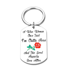 Load image into Gallery viewer, Birthday Funny Keychain gifts for women wife Mom Presents A Wise Women Once Said Inspirational Key Chain Retirement Christmas Novelty Gifts for Best Women Friend Coworker Daughter Mothers day
