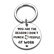 Load image into Gallery viewer, Funny Colleague Keychain Gifts for Coworker Work Besties Friends Women Men Retirement Appreciation Promotion Going Away Gifts for Partners Workmates Fellows Farewell Goodbye Birthday Christmas Keyring
