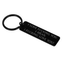 Load image into Gallery viewer, Husband Keychain Birthday Gift For Huaband Wife Boyfriend Girlfriend Fiance Couple Keychains Jewelry Couple Birthday Christmas Wedding Anniversary Valentines Gifts I Love You Keyring
