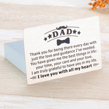 Load image into Gallery viewer, Dad Gifts Wallet Inserts Card from Daughter Son Father’s Day Thanksgiving Day Birthday Gift for Daddy Bonus Dad Father from Wife Kids Stepson Stepdaughter
