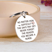 Load image into Gallery viewer, Nurse Gifts for Women Men Nurses Week Gifts Keychain for Medical Students Nurse Practitioner Inspiration Graduation Gifts for Friends Coworkers RN LPN Nursing Graduation Student
