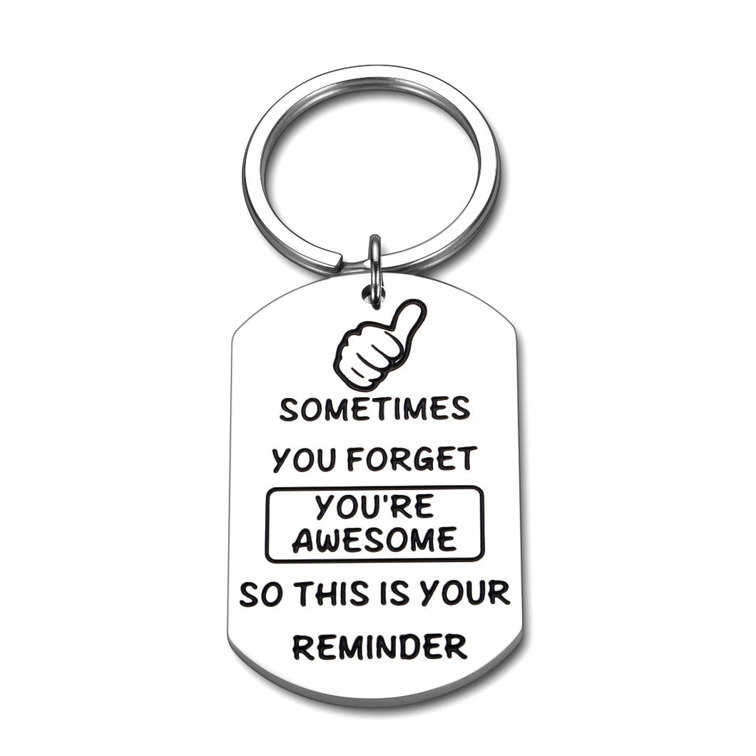 Funny Inspirational Keychain for Friend Bestie Coworker Boss Daughter Mom Teen Girls Kids BFF Student Men Women Thanksgiving Appreciation Gift Friendship Graduation Keychain Keyring