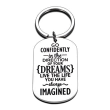 Load image into Gallery viewer, Inspirational Graduation Keychain Best Friend High School 2021 Graduates Students from Mom Dad Teacher Birthday Christmas Women Men Teen Boys Girls Motivational Jewelry Charm Keyring
