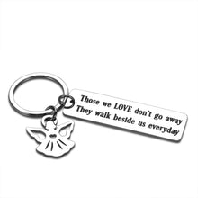 Load image into Gallery viewer, Memorial Keychains for Loss of Loved One Sympathy Gift for Loss of Father Mother Brother Sister Daughter Son Remembrance Grandma Grandpa for Grieving Friends Family
