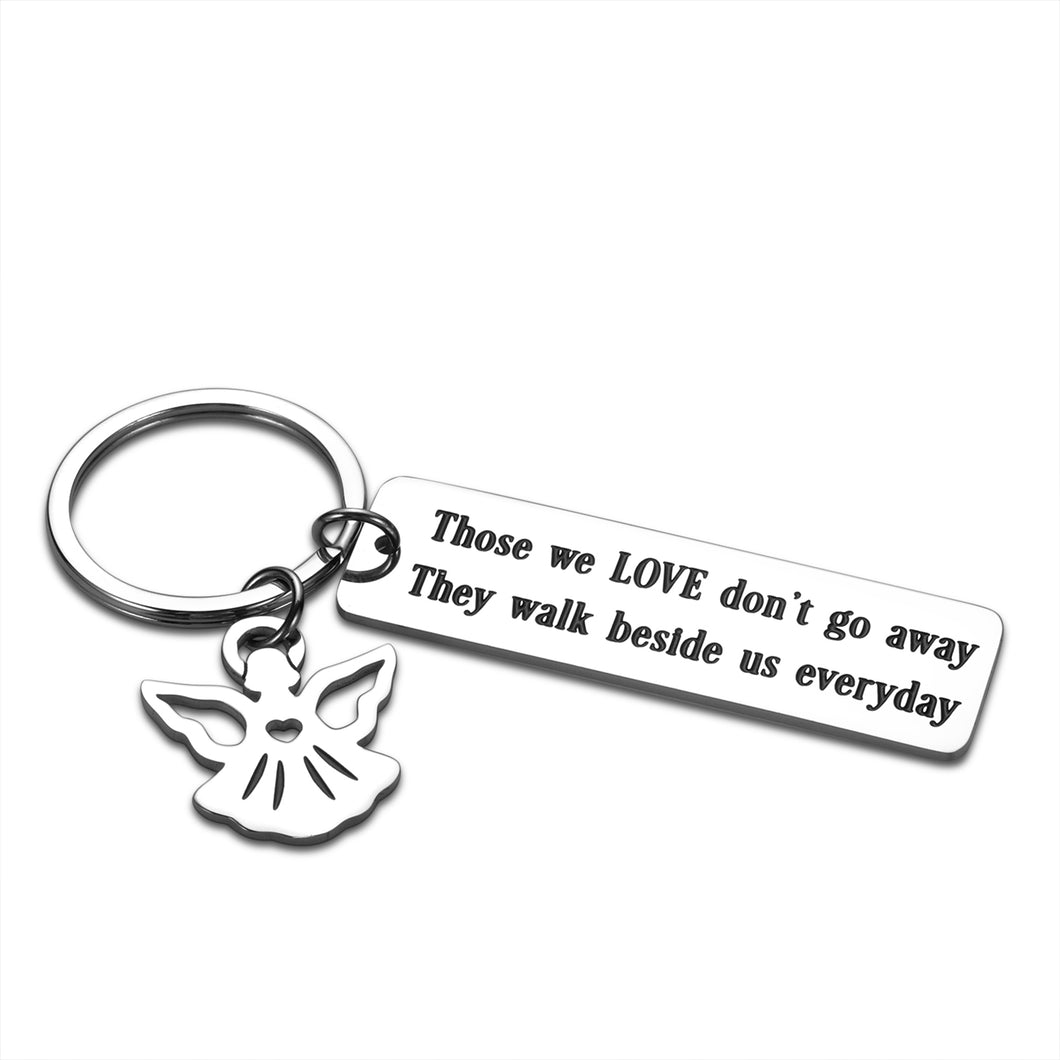 Memorial Keychains for Loss of Loved One Sympathy Gift for Loss of Father Mother Brother Sister Daughter Son Remembrance Grandma Grandpa for Grieving Friends Family